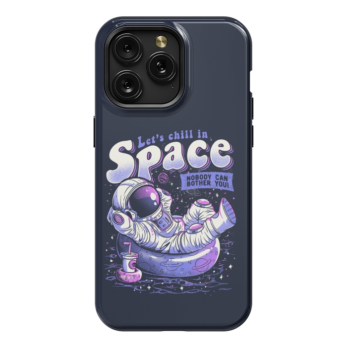 iPhone 15 Pro Max StrongFit Chilling in Space by eduely
