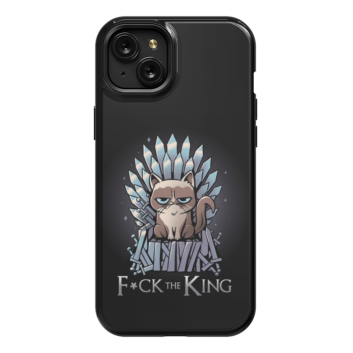 iPhone 15 Plus StrongFit F*ck the King by eduely