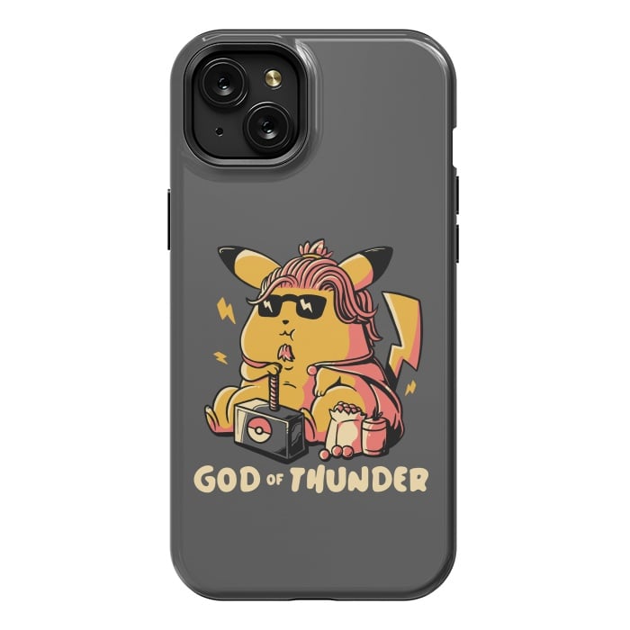 iPhone 15 Plus StrongFit God of Thunder  by eduely