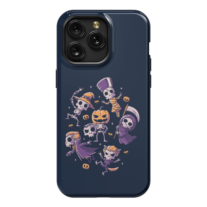 iPhone 15 Pro Max StrongFit Halloween Skulls by eduely