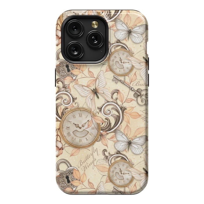 iPhone 15 Pro Max StrongFit aesthetic butterfly pattern by MALLIKA