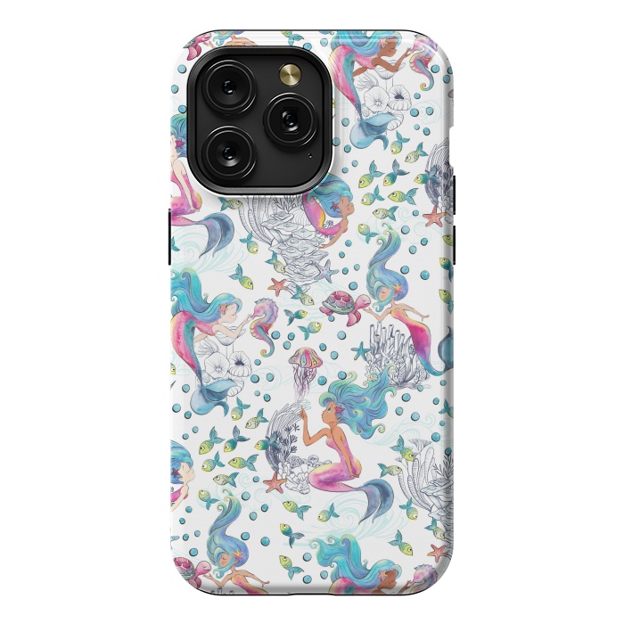 iPhone 15 Pro Max StrongFit Modern Mermaid Toile by gingerlique