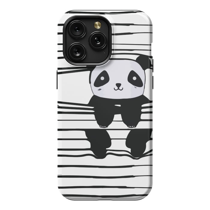 iPhone 15 Pro Max StrongFit peek-a-boo panda by MALLIKA