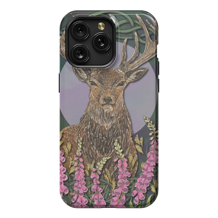 iPhone 15 Pro Max StrongFit Woodland Stag by Lotti Brown