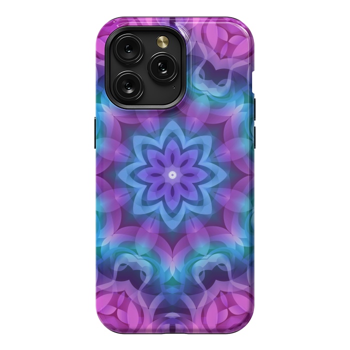 iPhone 15 Pro Max StrongFit Floral Abstract G269 by Medusa GraphicArt