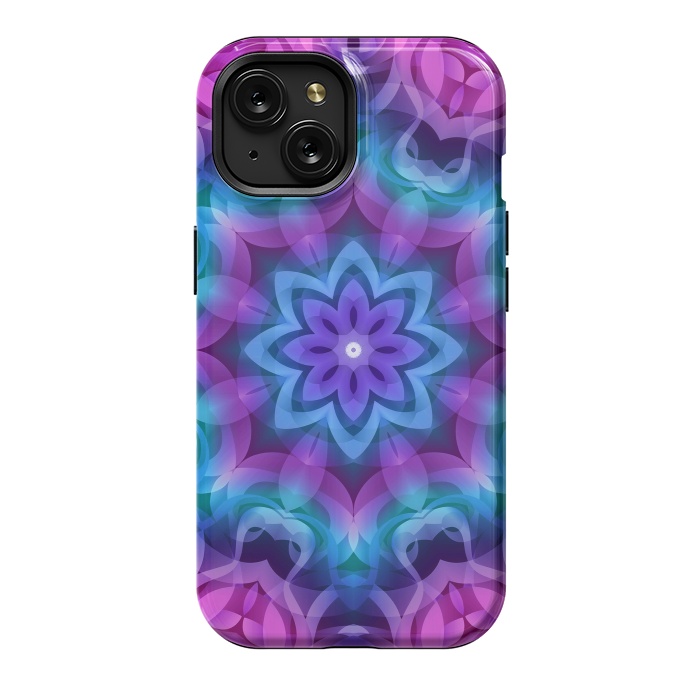 iPhone 15 StrongFit Floral Abstract G269 by Medusa GraphicArt