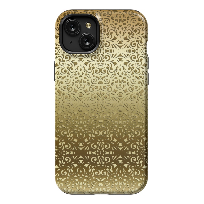 iPhone 15 Plus StrongFit Baroque Style Inspiration G155b by Medusa GraphicArt