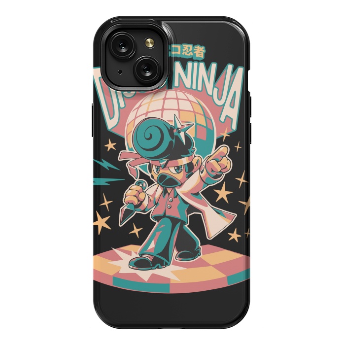 iPhone 15 Plus StrongFit Disco Ninja  by Ilustrata