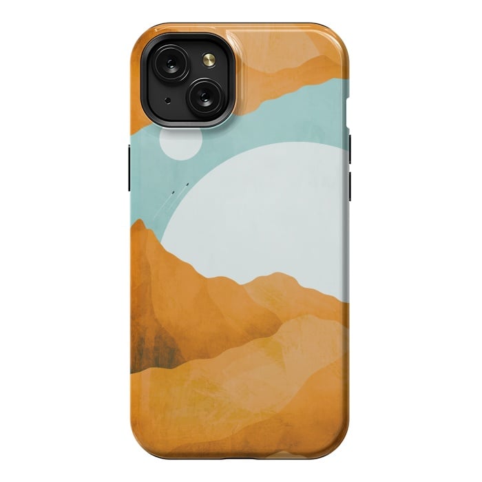 iPhone 15 Plus StrongFit Dune rock cave by Steve Wade (Swade)