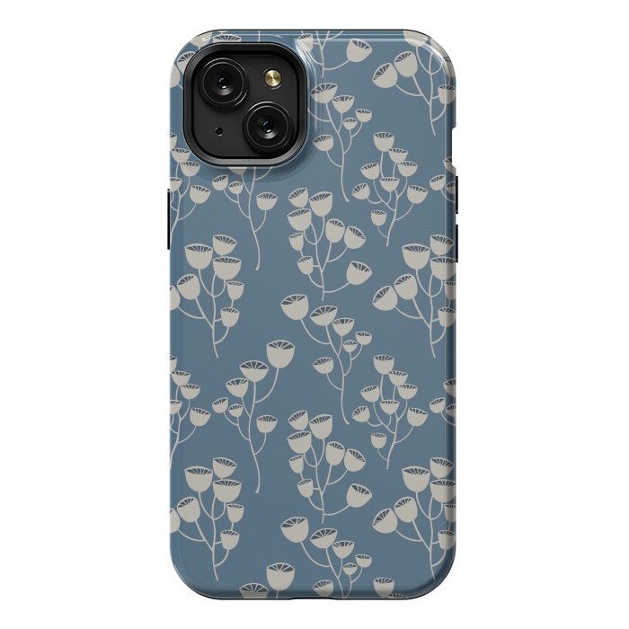 iPhone 15 Plus StrongFit Moody sunflower by Nina Leth