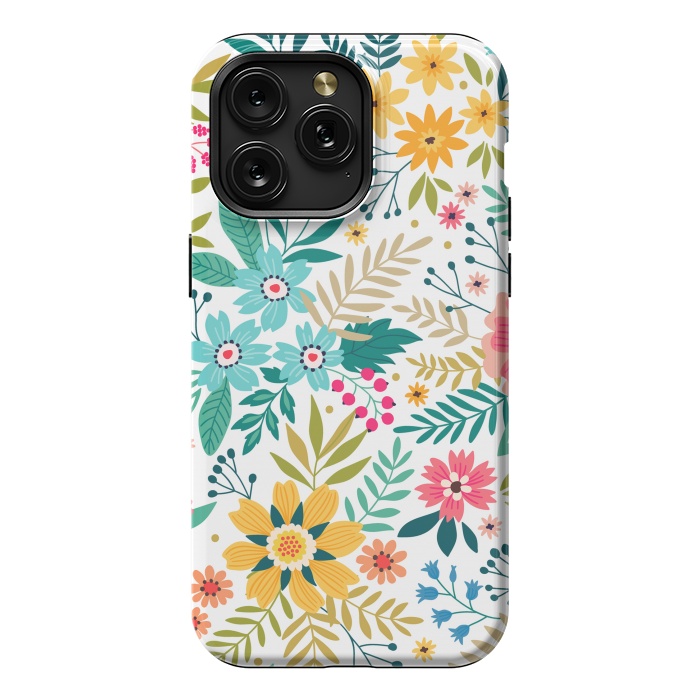 iPhone 15 Pro Max StrongFit Bloomy Garden by ArtsCase