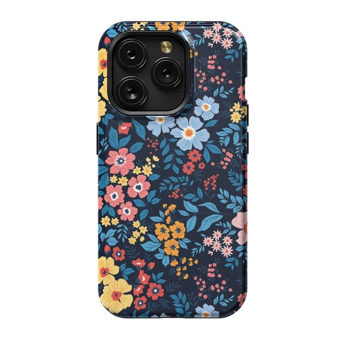 iPhone 15 Pro StrongFit Flowers in the Darkness by ArtsCase