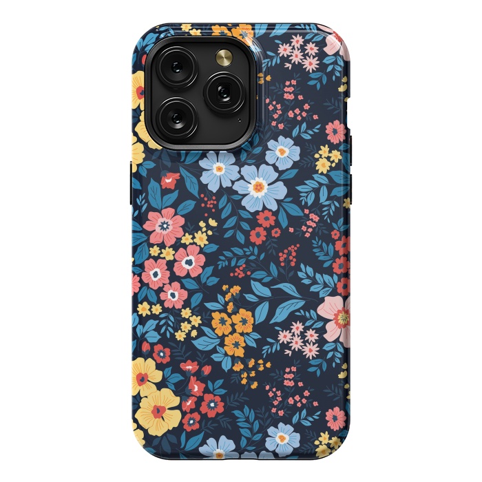 iPhone 15 Pro Max StrongFit Flowers in the Darkness by ArtsCase
