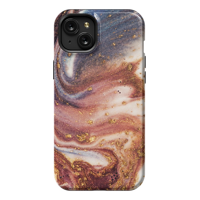 iPhone 15 Plus StrongFit Marble Sand by ArtsCase