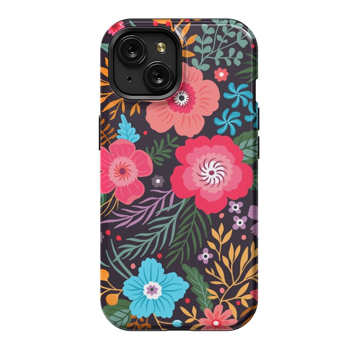 iPhone 15 StrongFit In love with the flowers by ArtsCase