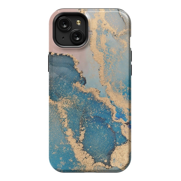 iPhone 15 Plus StrongFit Pastel Liquid by ArtsCase