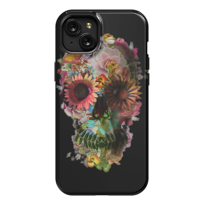 iPhone 15 Plus StrongFit Skull 2 Black by Ali Gulec