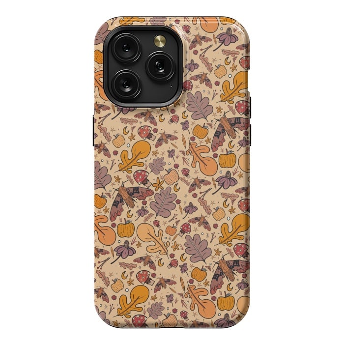 iPhone 15 Pro Max StrongFit Autumnal pattern by Steve Wade (Swade)