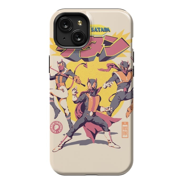 iPhone 15 Plus StrongFit Super 'Satain' Squad by Ilustrata
