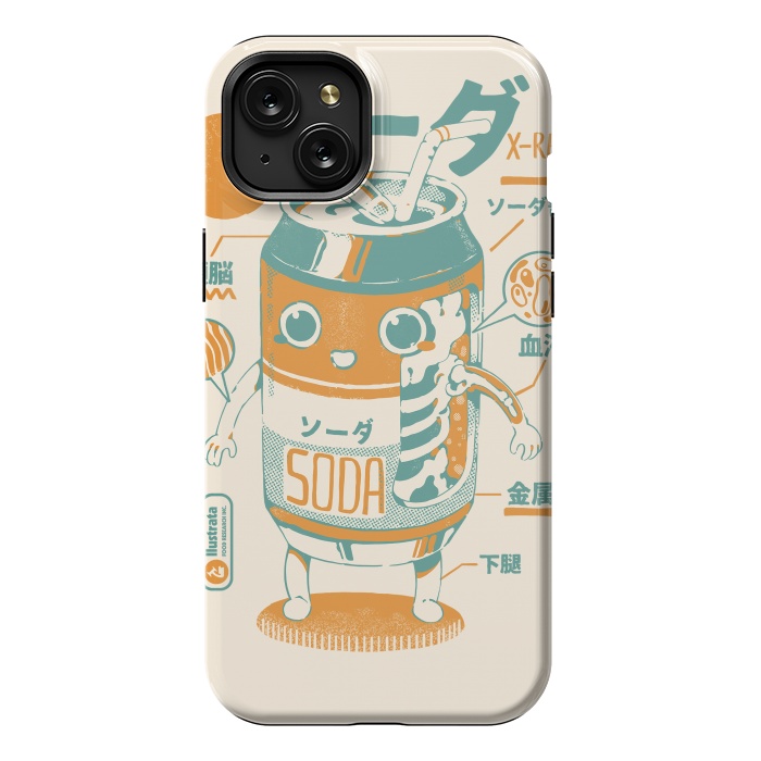 iPhone 15 Plus StrongFit Soda Can X-Ray by Ilustrata