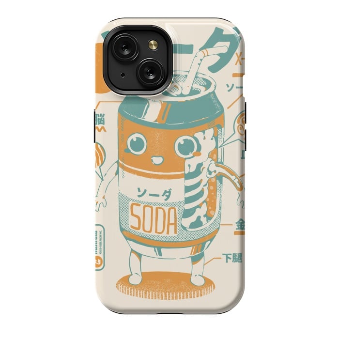 iPhone 15 StrongFit Soda Can X-Ray by Ilustrata