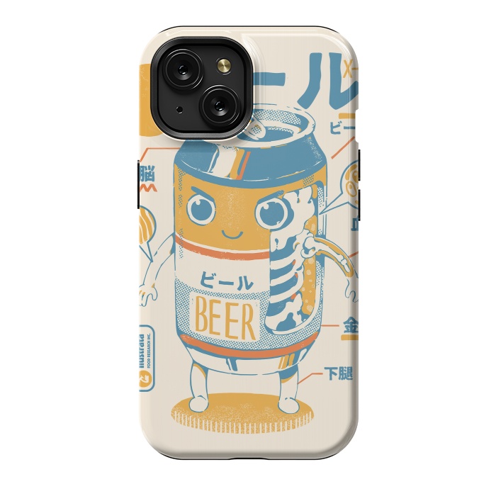 iPhone 15 StrongFit Beer Can X-Ray by Ilustrata