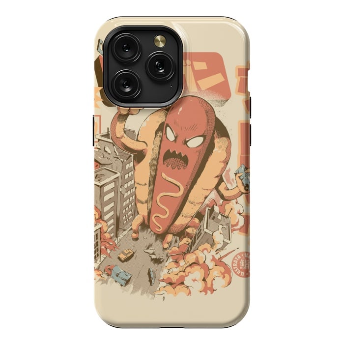 iPhone 15 Pro Max StrongFit Great Hot Dog by Ilustrata