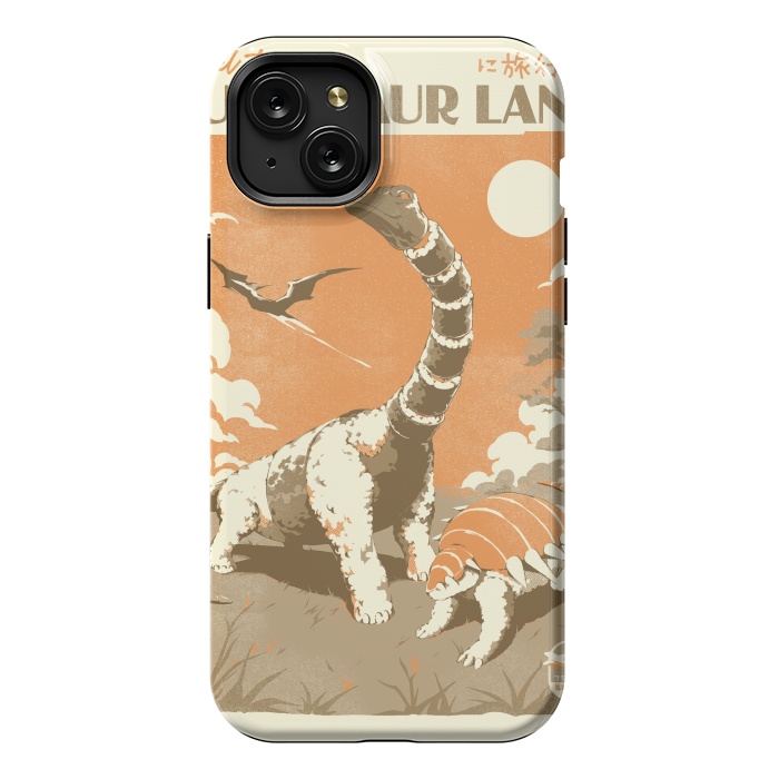 iPhone 15 Plus StrongFit Sushisaur Land by Ilustrata