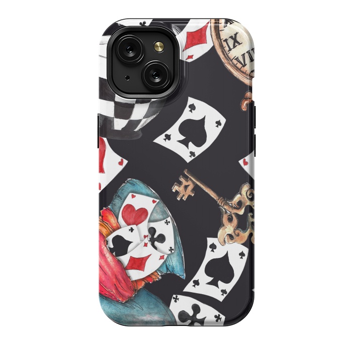 iPhone 15 StrongFit playing cards-ALice by haroulita