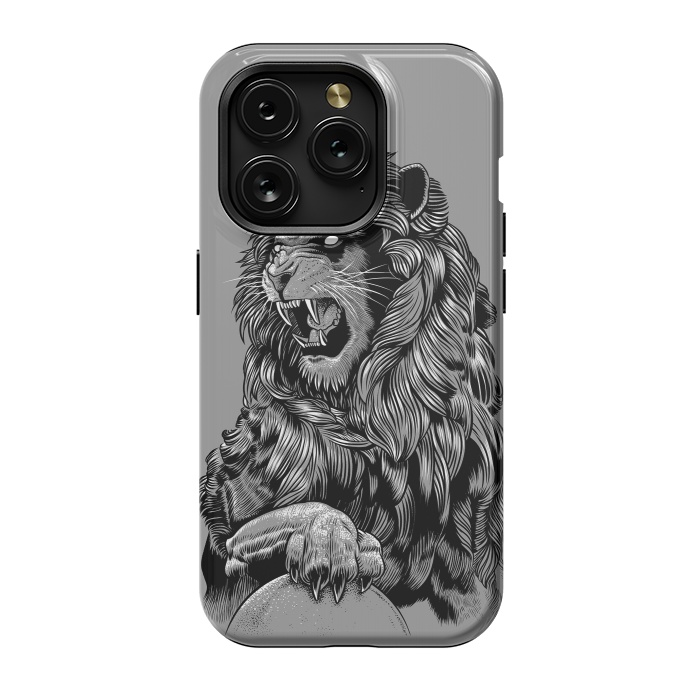 iPhone 15 Pro StrongFit Statue lion by Alberto