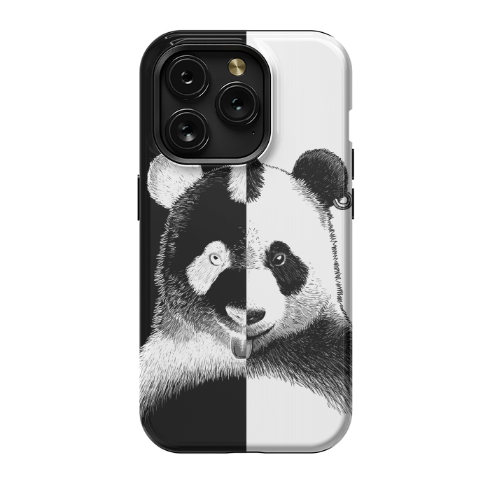 iPhone 15 Pro StrongFit Panda negative by Alberto