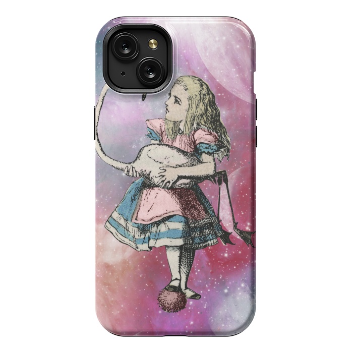 iPhone 15 Plus StrongFit Alice in space by haroulita
