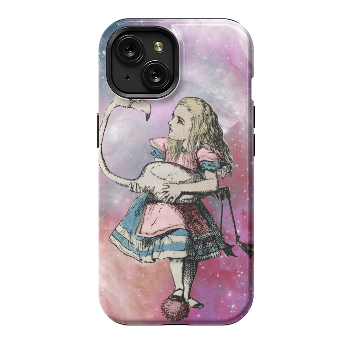 iPhone 15 StrongFit Alice in space by haroulita
