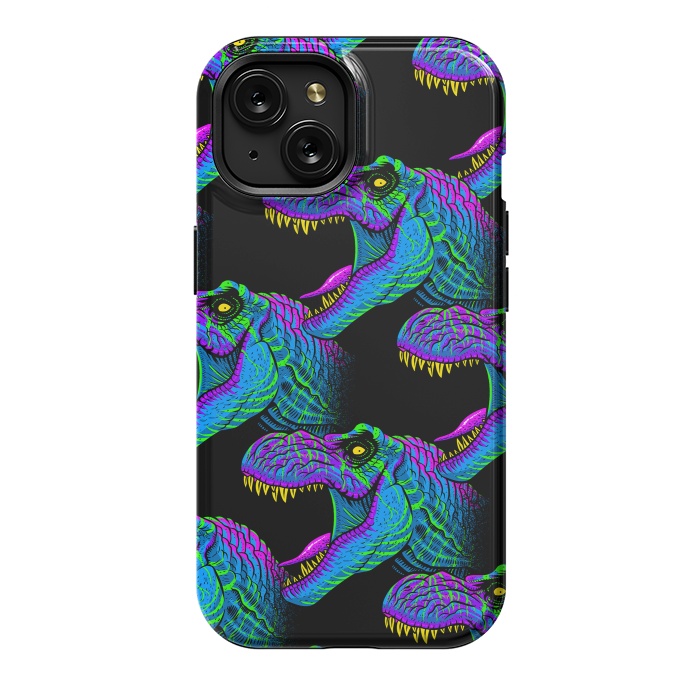 iPhone 15 StrongFit psychedelic rex by Alberto