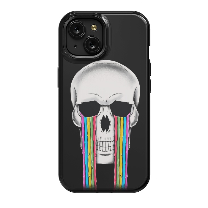 iPhone 15 StrongFit Skull Crying by Coffee Man
