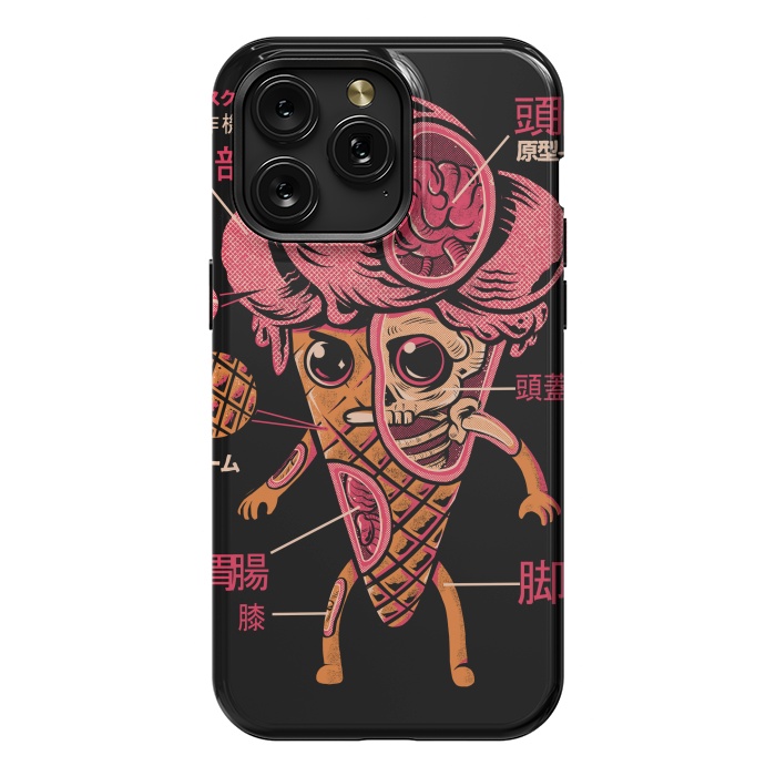 iPhone 15 Pro Max StrongFit Kaiju Ice Cream by Ilustrata