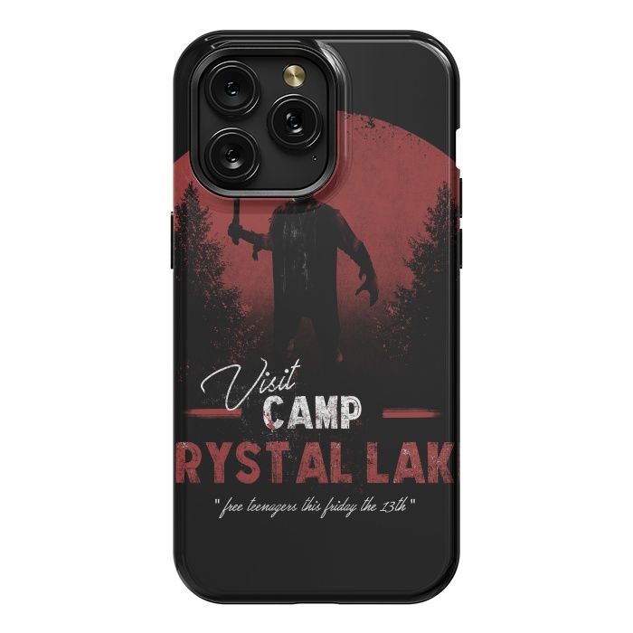 iPhone 15 Pro Max StrongFit Visit the Crystal Lake by Ilustrata
