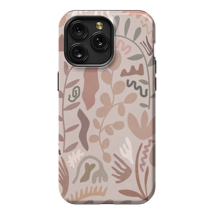 iPhone 15 Pro Max StrongFit Blush Flora III by amini54