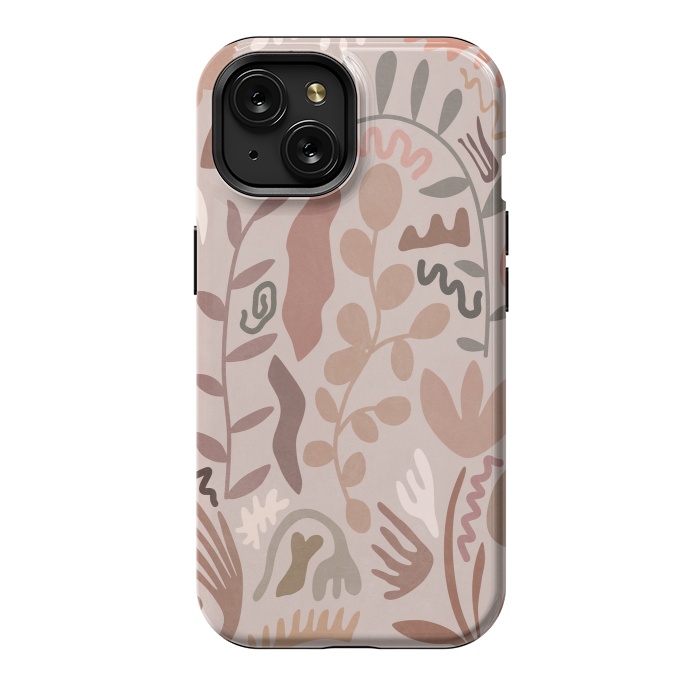 iPhone 15 StrongFit Blush Flora III by amini54