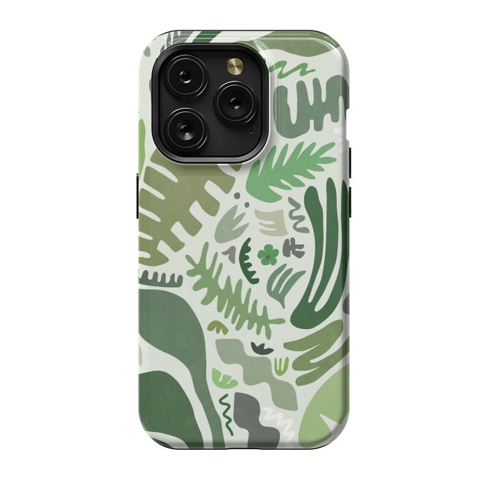 iPhone 15 Pro StrongFit Green Garden by amini54