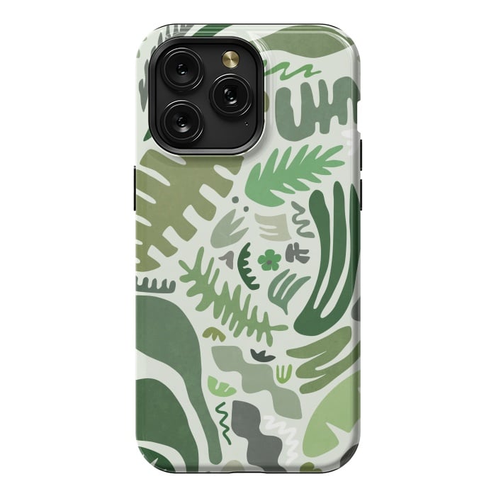 iPhone 15 Pro Max StrongFit Green Garden by amini54