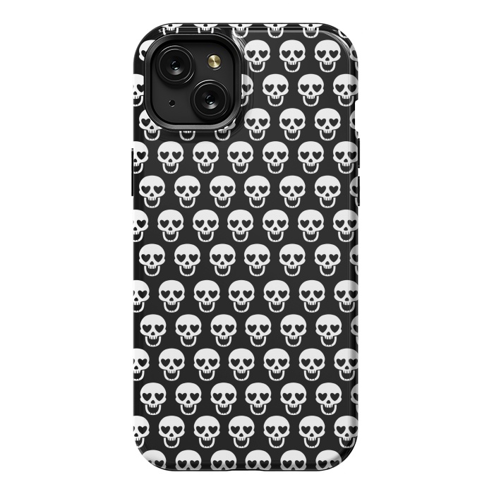 iPhone 15 Plus StrongFit Love skulls by Alberto