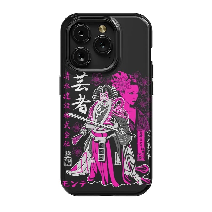 iPhone 15 Pro StrongFit Geisha kabuki by Alberto