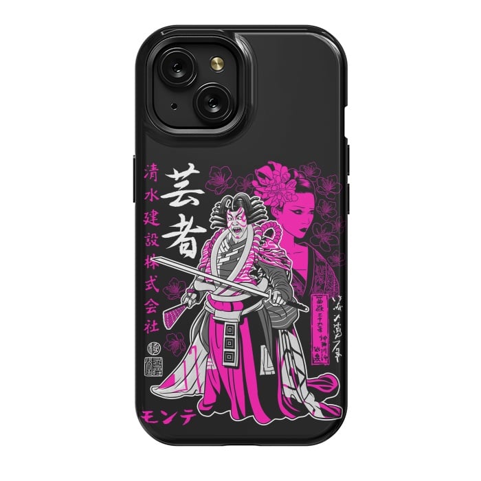 iPhone 15 StrongFit Geisha kabuki by Alberto