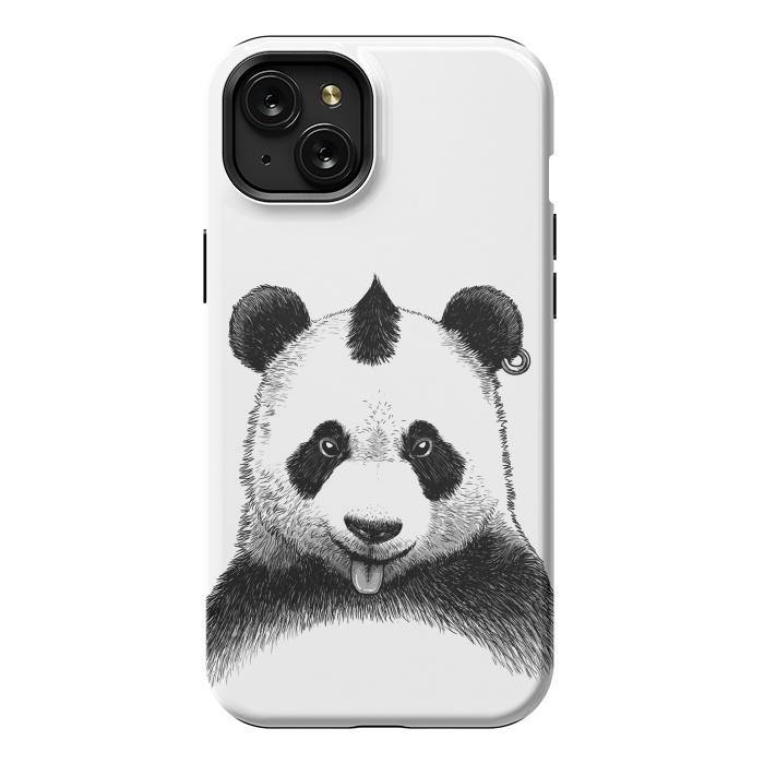 iPhone 15 Plus StrongFit Punk Panda by Alberto