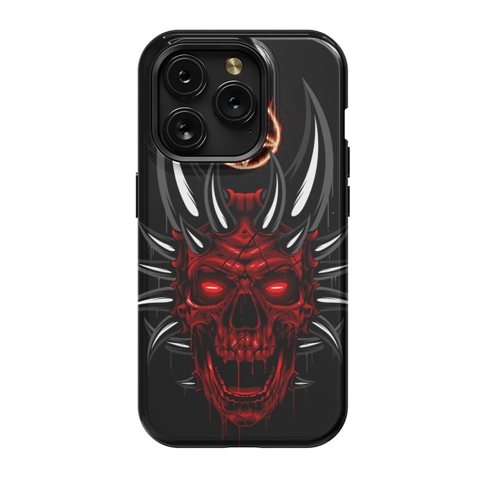 iPhone 15 Pro StrongFit Satan Skull by Alberto