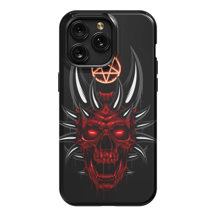 iPhone 15 Pro Max StrongFit Satan Skull by Alberto