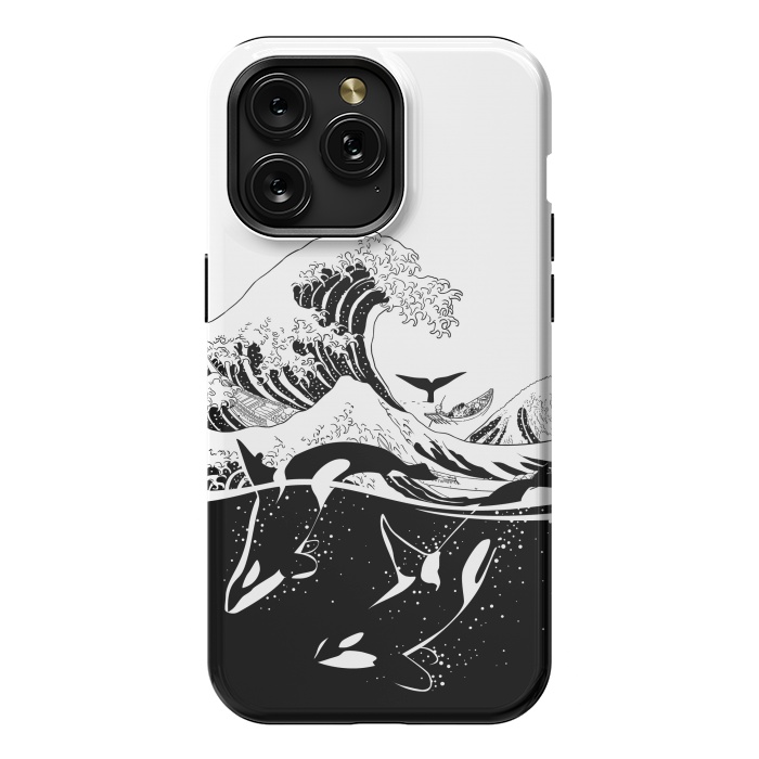 iPhone 15 Pro Max StrongFit Wave killer Whale by Alberto