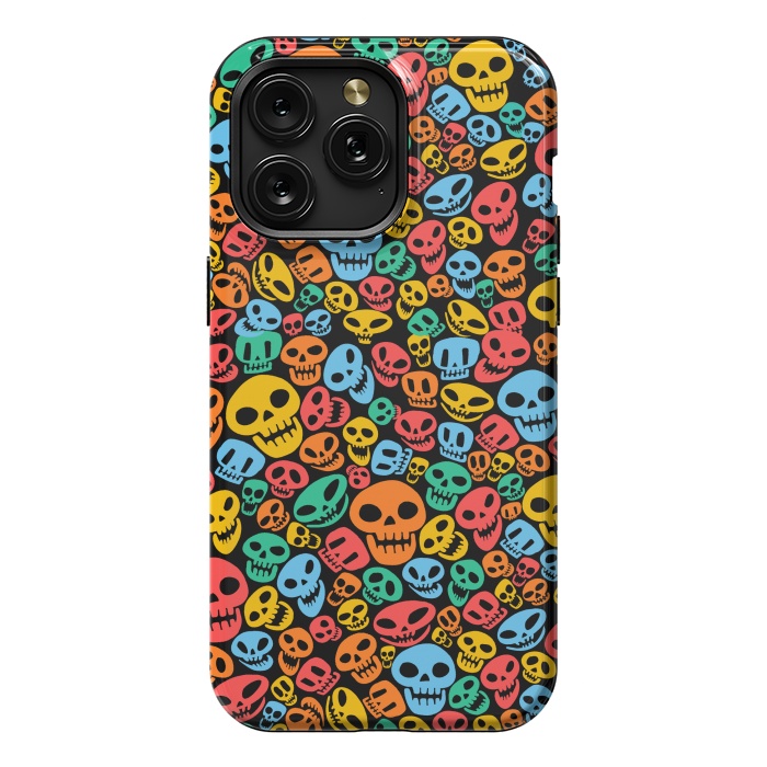 iPhone 15 Pro Max StrongFit Color Skulls by Alberto