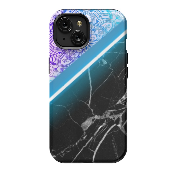 iPhone 15 StrongFit Mandala x Marble by CAS